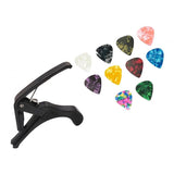 Maxbell Universal Metal Capo Quick Changing Tune Clamp Trigger with 10pcs Picks
