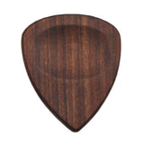 Max Maxb Chacate Preto Wood Guitar Bass Pick Plectrum Hearted Shape Instruments Parts