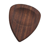 Max Maxb Chacate Preto Wood Guitar Bass Pick Plectrum Hearted Shape Instruments Parts