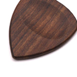 Max Maxb Chacate Preto Wood Guitar Bass Pick Plectrum Hearted Shape Instruments Parts