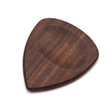 Max Maxb Chacate Preto Wood Guitar Bass Pick Plectrum Hearted Shape Instruments Parts