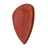 Max Maxb Red Sandal Wood Guitar Bass Pick Plectrum Hearted Shape Instruments Parts