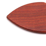 Max Maxb Red Sandal Wood Guitar Bass Pick Plectrum Hearted Shape Instruments Parts