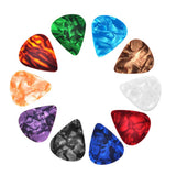 Maxbell 10pcs Plastic Guitar Bass Pick Plectrum Hearted Shape Instruments 0.96mm