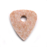 Max Maxb 10Pcs Wool Blend Ukulele Picks with Hole Ukulele Part Cream Color & Gray