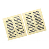 Maxbell Guitar Musical Scale Sticker Guitar Neck Fretboard Note Sticker Lables Decal