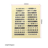 Maxbell Guitar Musical Scale Sticker Guitar Neck Fretboard Note Sticker Lables Decal