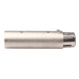 Maxbell Zinc Alloy 3 Pin Male to 5 Pin XLR Female Audio Adapter Connector