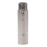 Maxbell Zinc Alloy 3 Pin Male to 5 Pin XLR Female Audio Adapter Connector