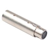 Maxbell Zinc Alloy 3 Pin Male to 5 Pin XLR Female Audio Adapter Connector