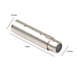 Maxbell Zinc Alloy 3 Pin Male to 5 Pin XLR Female Audio Adapter Connector