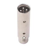 Maxbell Zinc Alloy 3 Pin Male to 5 Pin XLR Female Audio Adapter Connector