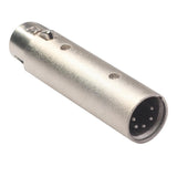 Maxbell Zinc Alloy 3 Pin Female to 5 Pin XLR Male Audio Adapter Connector