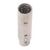 Maxbell Zinc Alloy 3 Pin Female to 5 Pin XLR Male Audio Adapter Connector