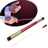 Maxbell Music Orchestra Baton Red Sandalwood Handle Conductor Baton with Tube Sleeve