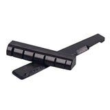 Maxbell 1 Set Black Camel Bone Guitar Bridge Saddle and Nut for Guitar