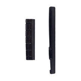 Maxbell 1 Set Black Camel Bone Guitar Bridge Saddle and Nut for Guitar