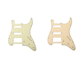 Maxbell Prewired 2-ply Pickguard Scratchplate SSH for ST Style Guitar Light Green