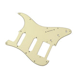 Maxbell Prewired 2-ply Pickguard Scratchplate SSH for ST Style Guitar Light Green