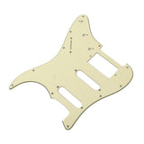 Maxbell Prewired 2-ply Pickguard Scratchplate SSH for ST Style Guitar Light Green