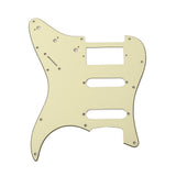 Maxbell Prewired 2-ply Pickguard Scratchplate SSH for ST Style Guitar Light Green