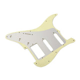 Maxbell Prewired 2-ply Pickguard Scratchplate SSH for ST Style Guitar Light Green