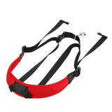 Maxbell Adjustable Saxophone Sax Cotton Padded Neck Strap with Hook Clasp Red