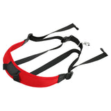 Maxbell Adjustable Saxophone Sax Cotton Padded Neck Strap with Hook Clasp Red