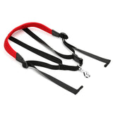 Maxbell Adjustable Saxophone Sax Cotton Padded Neck Strap with Hook Clasp Red