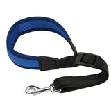 Max Maxb Adjustable Saxophone Sax Stretch Silicone Padded Neck Strap with Hook Blue