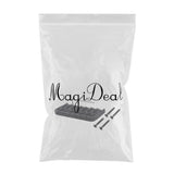Maxbell 7 String Fixed Hard Tail Guitar Bridge Tailpiece for Electric Guitar Black