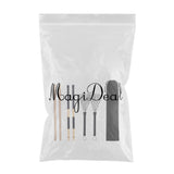 Maxbell Wooden 5A Drumsticks Wire Brushes & Rod Brush Sticks Drum Accessories Parts