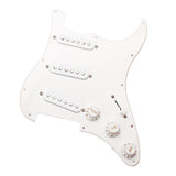Maxbell SSS Loaded Prewired Humbucker Pickguard Pickup Set for Electric Guitar