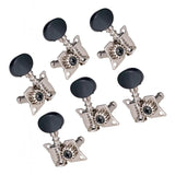 Maxbell Acoustic Guitar String 3R3L Open Button Tuning Key Tuner Pegs Head Knobs