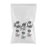 Maxbell Acoustic Guitar String 3R3L Open Button Tuning Key Tuner Pegs Head Knobs