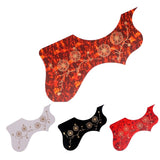 Maxbell 41" Acoustic Guitar Pickguard Decorative Anti-scratch Folk Guitar Right Hand White