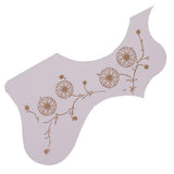 Maxbell 41" Acoustic Guitar Pickguard Decorative Anti-scratch Folk Guitar Right Hand White