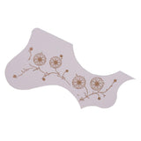 Maxbell 41" Acoustic Guitar Pickguard Decorative Anti-scratch Folk Guitar Right Hand White