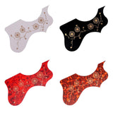 Maxbell 41" Acoustic Guitar Pickguard Decorative Anti-scratch Folk Guitar Right Hand White