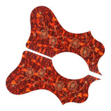 Maxbell Acoustic Guitar Pickguard Flower Anti-scratch Folk Guitar Left/Right Hand Brown