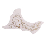 Maxbell 41in Acoustic Guitar Pickguard Flower Bird Anti-scratch Parts Right Hand White