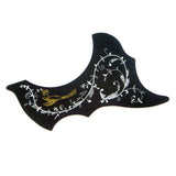 Maxbell Left Handed 40/41'' Folk Guitar Pickguard Anti Scratch Plate Black