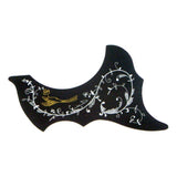 Maxbell Left Handed 40/41'' Folk Guitar Pickguard Anti Scratch Plate Black