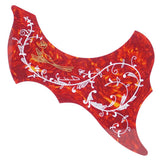 Maxbell Left Handed 40/41'' Folk Guitar Pickguard Anti Scratch Plate Red