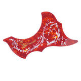 Maxbell Left Handed 40/41'' Folk Guitar Pickguard Anti Scratch Plate Red