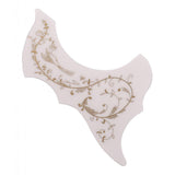 Maxbell Left Handed 40/41'' Folk Guitar Pickguard Anti Scratch Plate Cold White