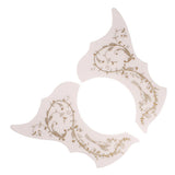 Maxbell Left Right Handed 40/41'' Folk Guitar Pickguard Scratch Plate White