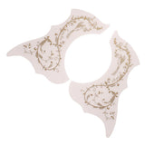 Maxbell Left Right Handed 40/41'' Folk Guitar Pickguard Scratch Plate White
