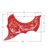 Maxbell Left Right Handed 40/41'' Folk Guitar Pickguard Scratch Plate White