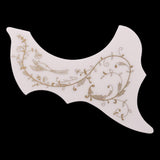 Maxbell Left Right Handed 40/41'' Folk Guitar Pickguard Scratch Plate White